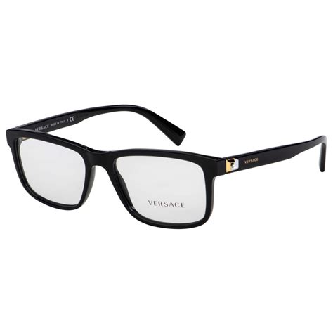 versace eyeglasses ve3253 gb1|Versace Men's VE3253 Eyeglasses 55mm, Black, 55/17/145.